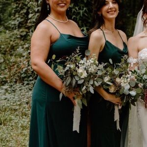 Azazie Pine Maxi Dress